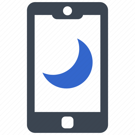 Moon, night, lunar, smart, mobile, phone, smart phone icon - Download on Iconfinder