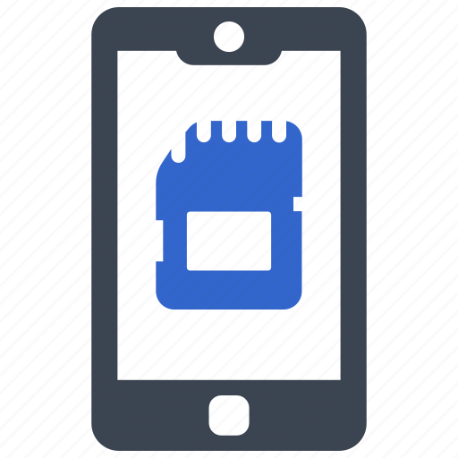 Memory card, storage, sd card, mobile, phone, smart phone icon - Download on Iconfinder