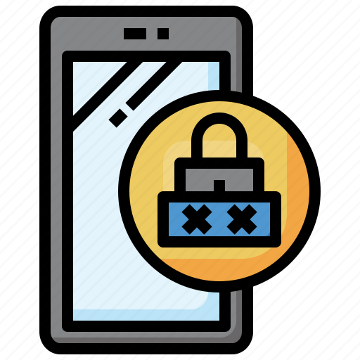 Password, mobile, touch, privacy, safety icon - Download on Iconfinder