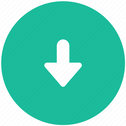 Arrow, bottom, navigation icon - Download on Iconfinder