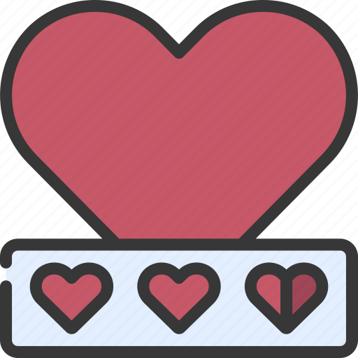 Lives, life, hearts, game, gamer icon - Download on Iconfinder