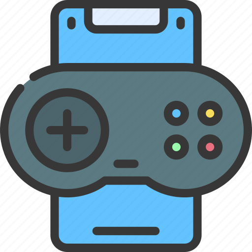 Mobile, game, controller, gamer, esports, joypad icon - Download on Iconfinder