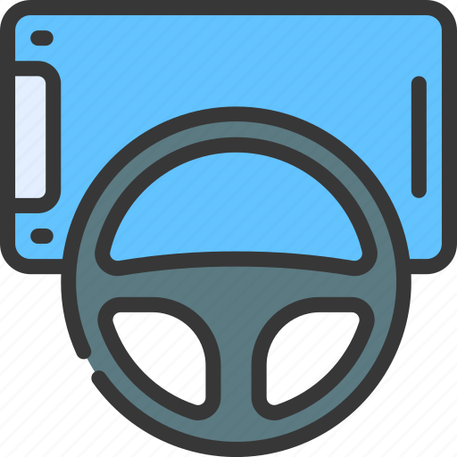 Mobile, steering, wheel, gamer, racing, game icon - Download on Iconfinder