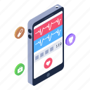 medical app, healthcare app, mobile cardiogram, heartbeat, online ecg 