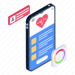 healthcare app, online healthcare, mobile cardiogram, medical app, online heartbeat 