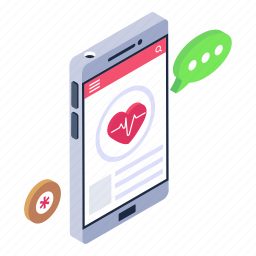 Medical message, medical chat, medical app, medical texting, healthcare chat illustration - Download on Iconfinder