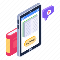 ebook, mobile book, online book, educational app, learning app 