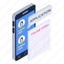 online form, application form, mobile form, online student form, application document 