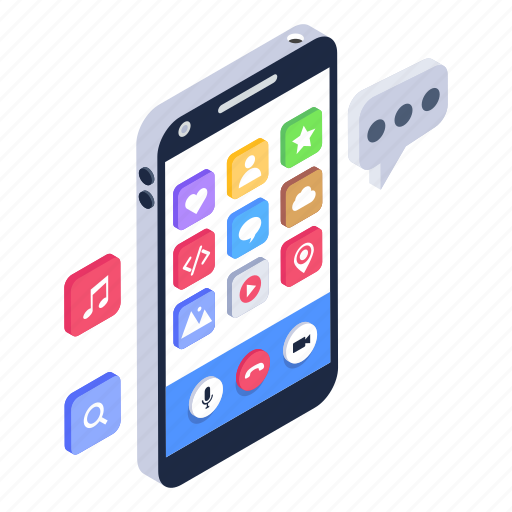 Mobile apps, mobile interface, apps interface, phone interface, mobile menu illustration - Download on Iconfinder
