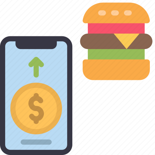 Buy, food, with, phone, cell, iphone, device icon - Download on Iconfinder
