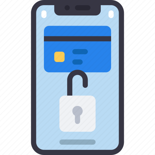 Locked, mobile, card, cell, iphone, device, unlock icon - Download on Iconfinder