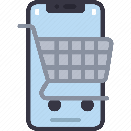 Mobile, ecommerce, cell, iphone, device, shop, online icon - Download on Iconfinder