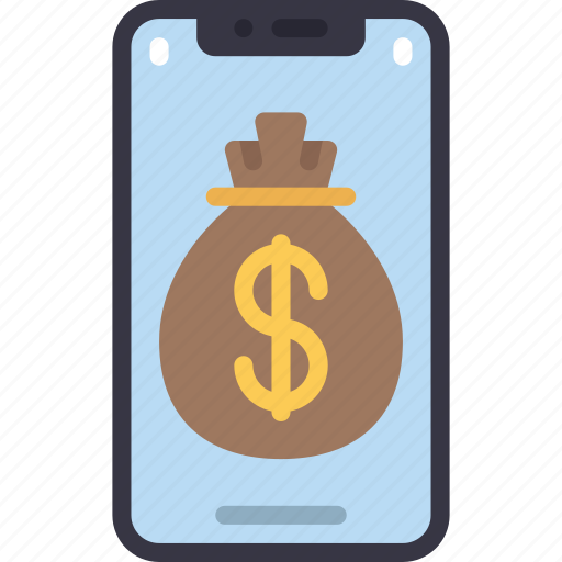 Mobile, phone, cash, cell, iphone, device, money icon - Download on Iconfinder