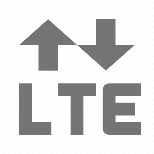 Lte, arrows, signal, data, download, internet, transfer icon - Download on Iconfinder