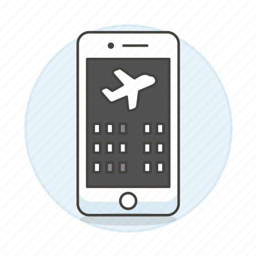 App, apps, booking, flight, mobile, phone, schedule icon - Download on Iconfinder