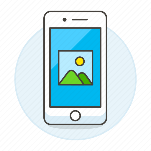 Image, smartphone, mobile, phone, app, gallery, media icon - Download on Iconfinder