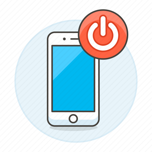 Button, down, features, mobile, phone, power, shut icon - Download on Iconfinder