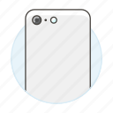 back, camera, devices, flash, mobile, phone, rear, single, smartphone