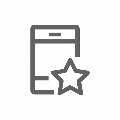 Favorite, important, iphone, mobile, phone, star, tag icon - Download on Iconfinder