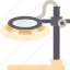 magnifying, lamp, light, magnification, glass 