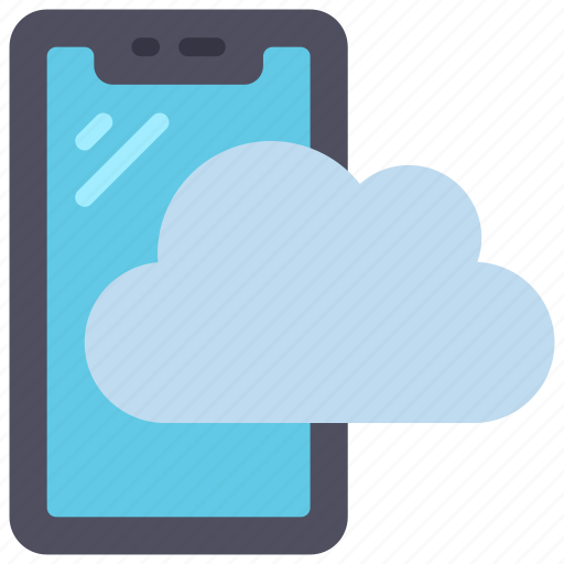 Cloud, cellular, device, computing, upload icon - Download on Iconfinder