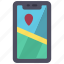 maps, cellular, device, location, map 