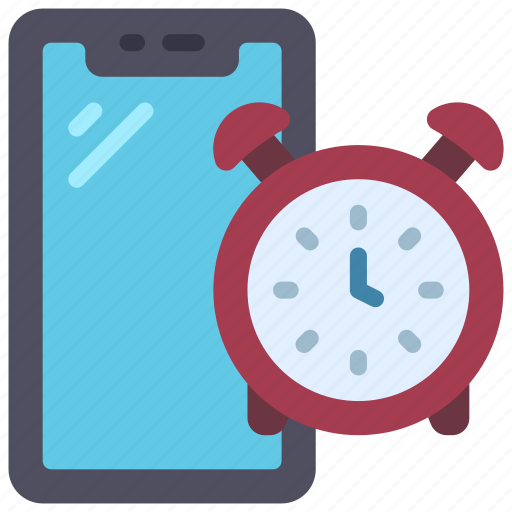 Timer, cellular, device, time, clock, mobile, phone icon - Download on Iconfinder