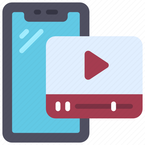 Video, cellular, device, play, footage icon - Download on Iconfinder