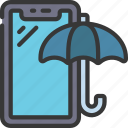 cover, cellular, device, protection, umbrella