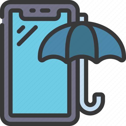 Cover, cellular, device, protection, umbrella icon - Download on Iconfinder