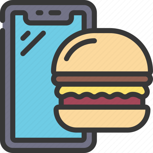 Fast, food, cellular, device, delivery icon - Download on Iconfinder