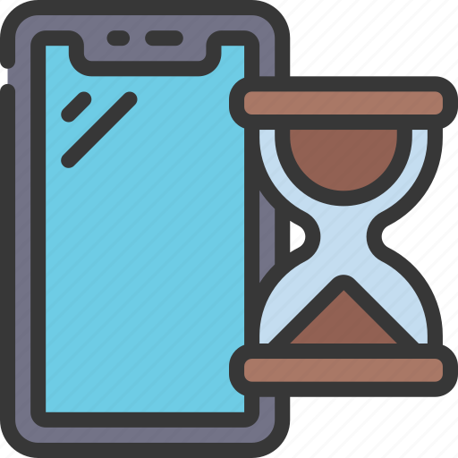 Hourglass, cellular, device, time, timer icon - Download on Iconfinder