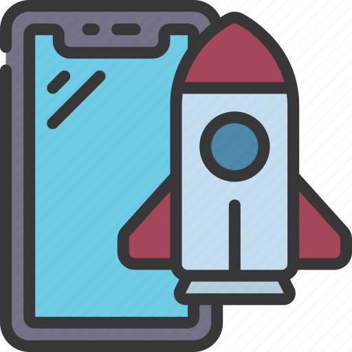 Launch, cellular, device, rocket, ship icon - Download on Iconfinder