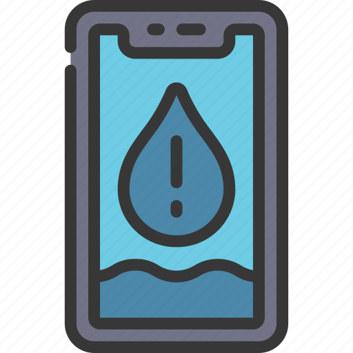 Water, damage, cellular, device, damaged icon - Download on Iconfinder