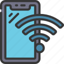 wifi, connection, cellular, device, connect