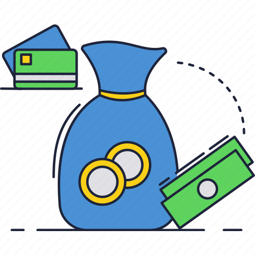 Bag, buy, card, credit, money, payment, saving icon - Download on Iconfinder