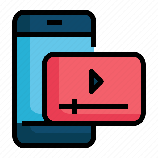 Multimedia, player, mobile, smartphone, app, video icon - Download on Iconfinder