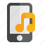 audio, mobile, music, smartphone, sound, speaker, ui 
