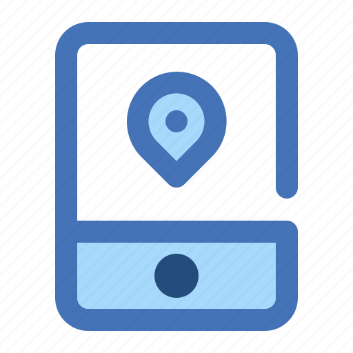 Gps, location, map, mobile, phone, pin, smartphone icon - Download on Iconfinder