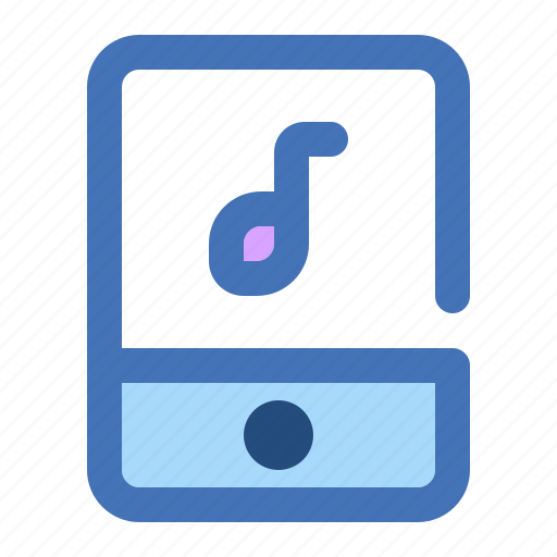 Mobile, music, phone, smartphone, song, sound icon - Download on Iconfinder