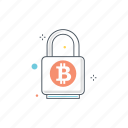 bitcoin, encryption, currency, lock, padlock, secure, security 