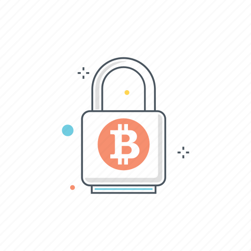 Bitcoin, encryption, currency, lock, padlock, secure, security icon - Download on Iconfinder
