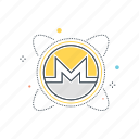 monero, coin, crypto, cryptocurrency, currency, mining, money