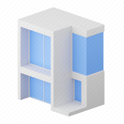 Building, house, real estate, property, architecture 3D illustration - Download on Iconfinder
