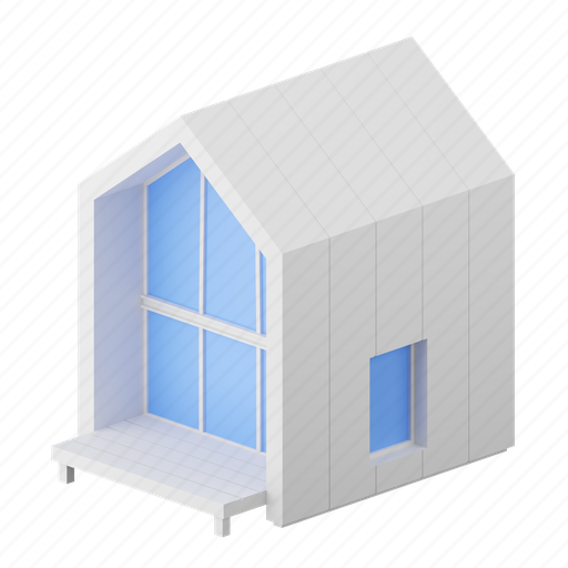 Building, house, architecture, modern, real estate 3D illustration - Download on Iconfinder