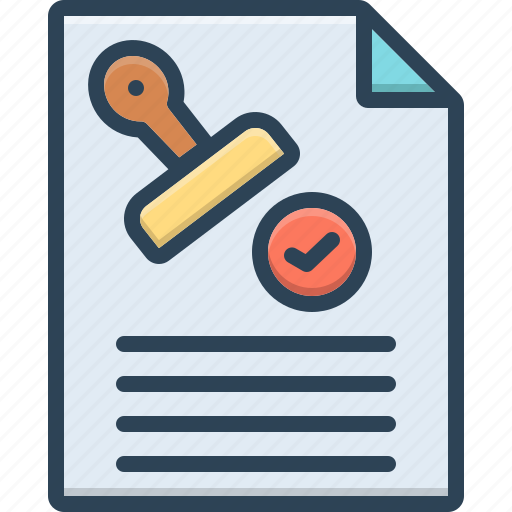 Agreement, annexure, appendage, approved, bond, contract, restriction icon - Download on Iconfinder