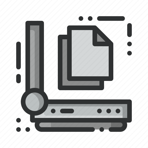 Device, document, reader, scan, scanner icon - Download on Iconfinder