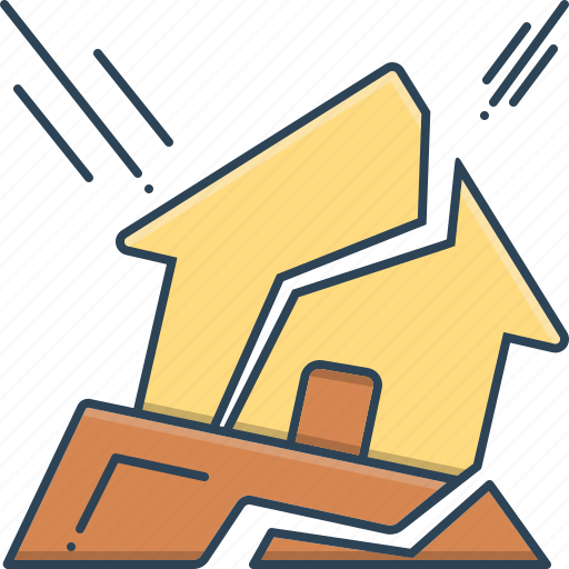 Disaster, earthquake, flood, insurance, safety, tsunami, volcano icon - Download on Iconfinder
