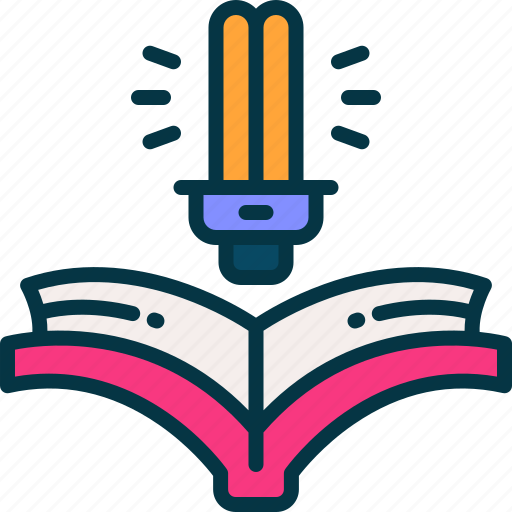 Knowledge, education, book, lamp, creativity icon - Download on Iconfinder