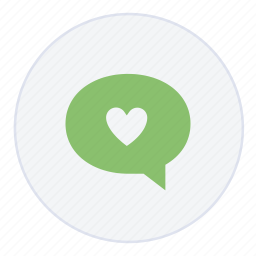 Chat, heart, help, love, message, support, bubble icon - Download on Iconfinder